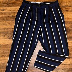 Striped linen pants
